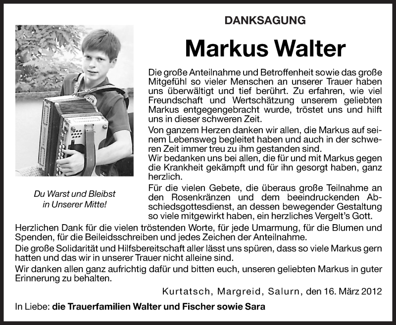 Traueranzeige