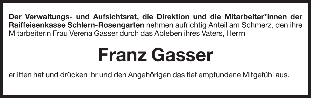 Traueranzeige