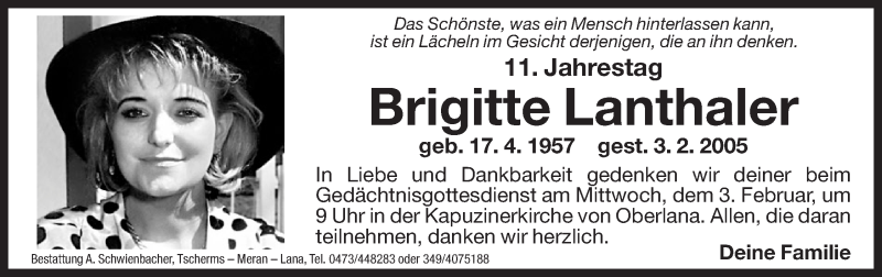 Traueranzeige