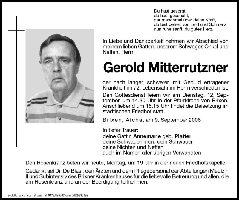 Traueranzeigen