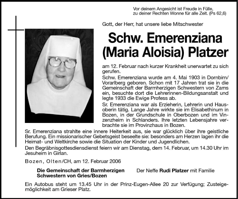 Traueranzeigen