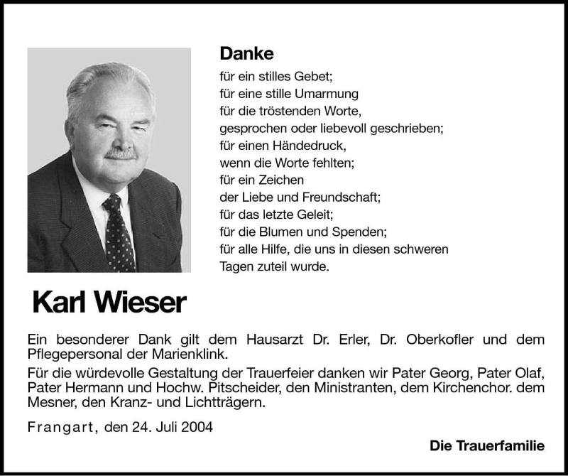 Traueranzeigen