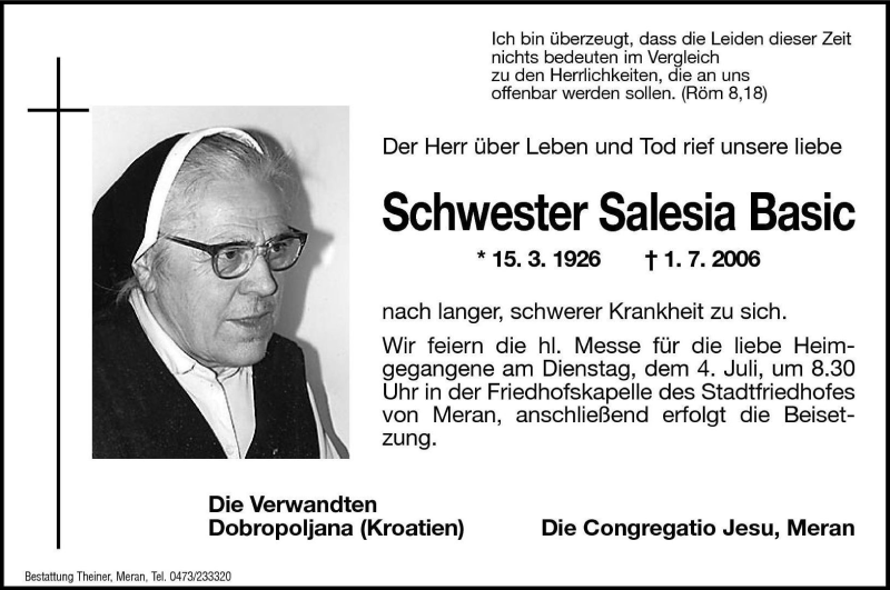 Traueranzeigen