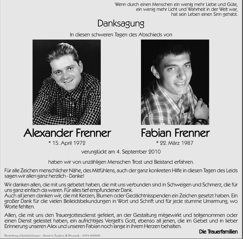 Traueranzeigen