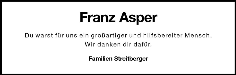 Traueranzeigen
