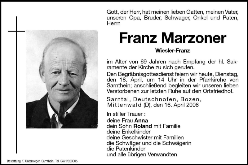 Traueranzeigen