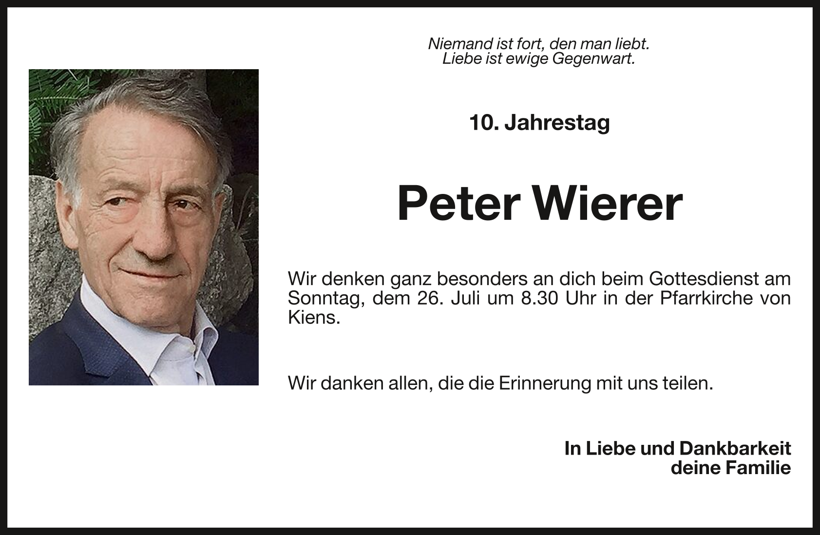 Wierer Peter - JA