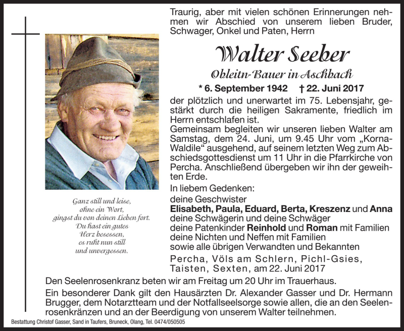 Traueranzeige