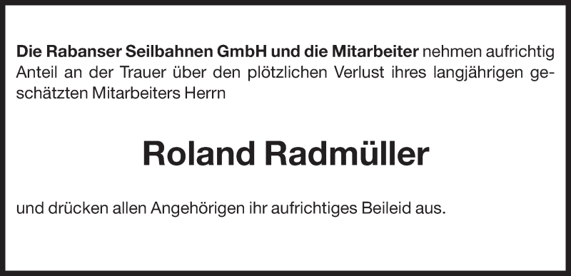Traueranzeige