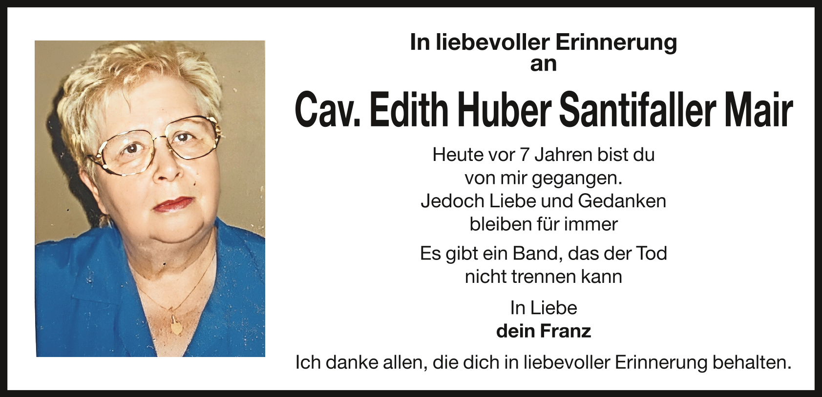Edith Huber Santifaller Mair