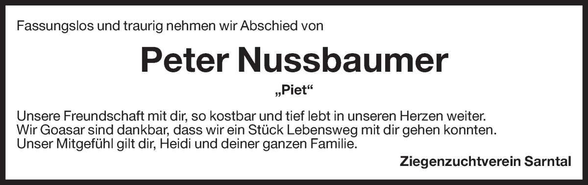 Traueranzeige
