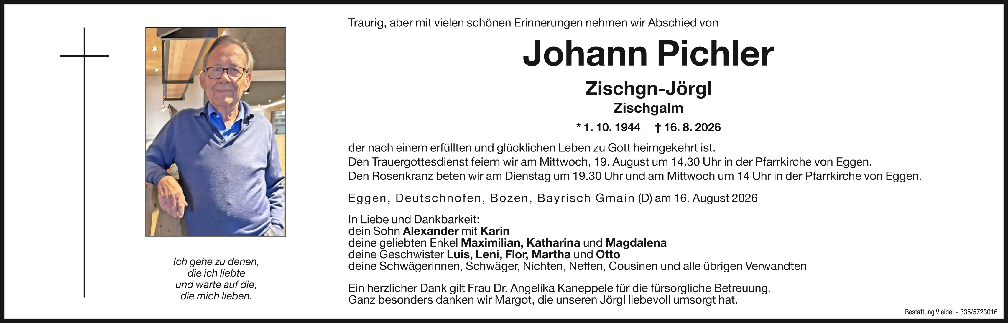 Pichler Johann - TA