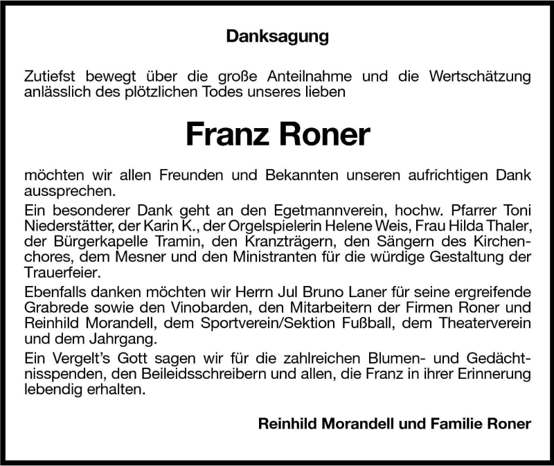 Traueranzeigen