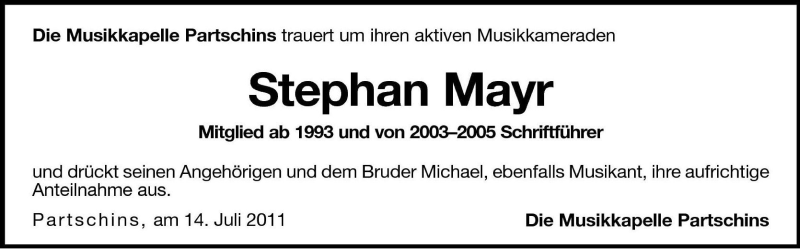 Traueranzeigen