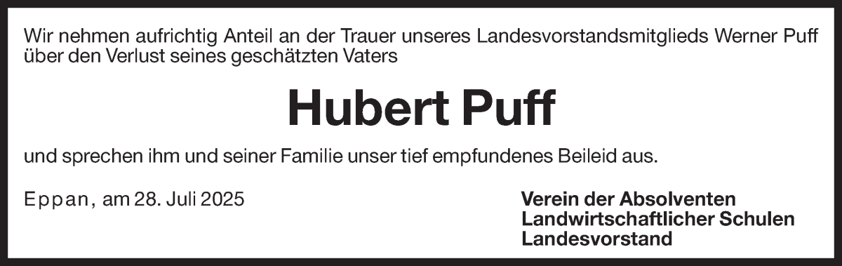 Traueranzeige