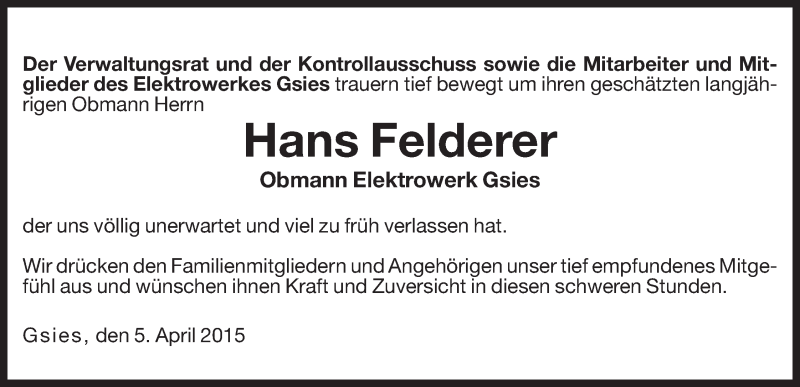 Traueranzeige