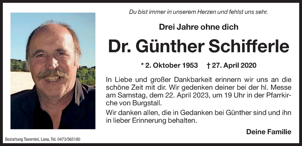 Traueranzeige