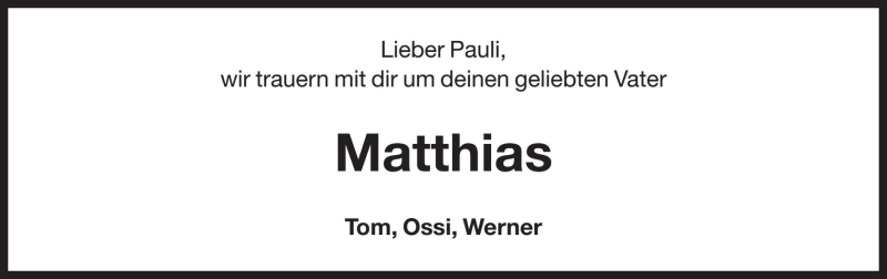 Traueranzeige