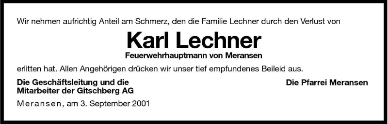 Traueranzeigen
