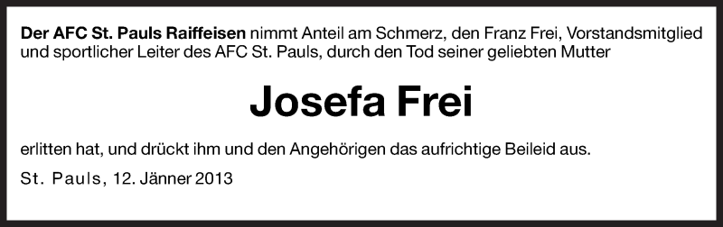 Traueranzeige