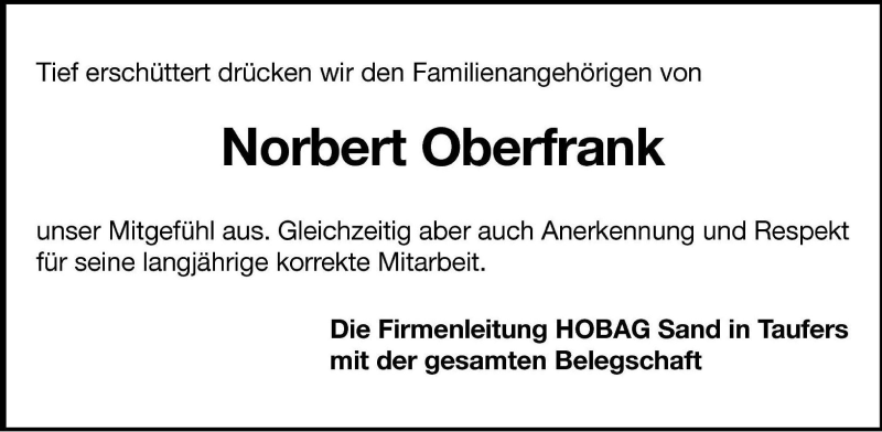 Traueranzeigen