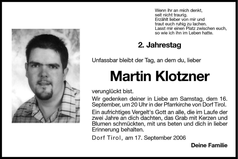 Traueranzeigen
