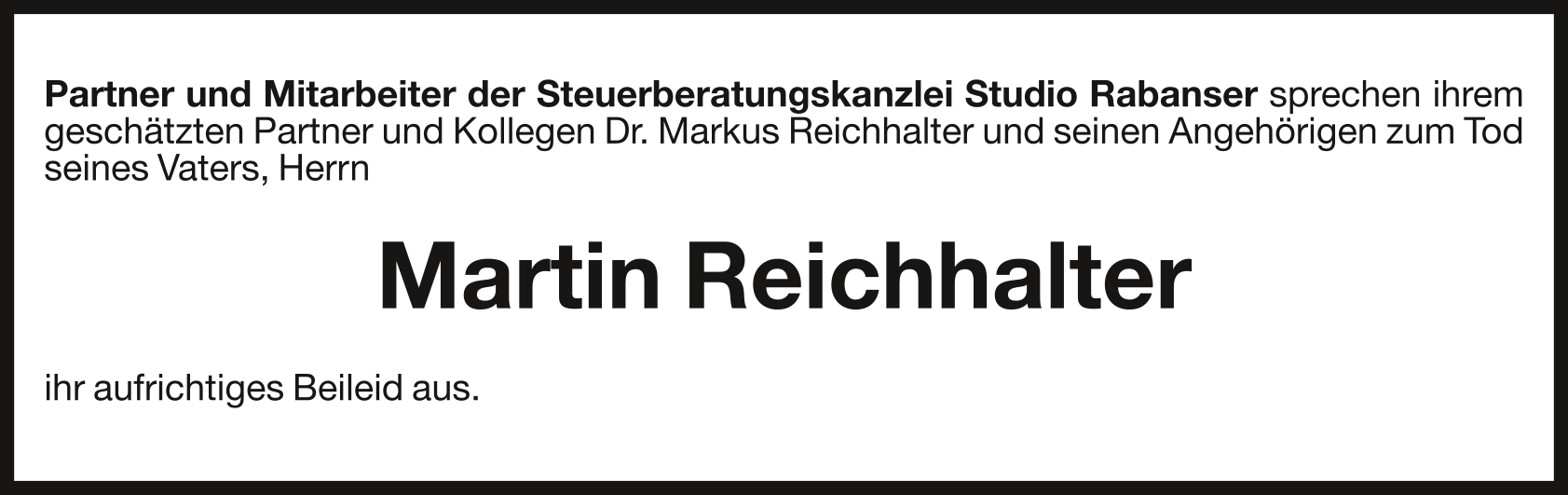 Reichhalter Martin - AN