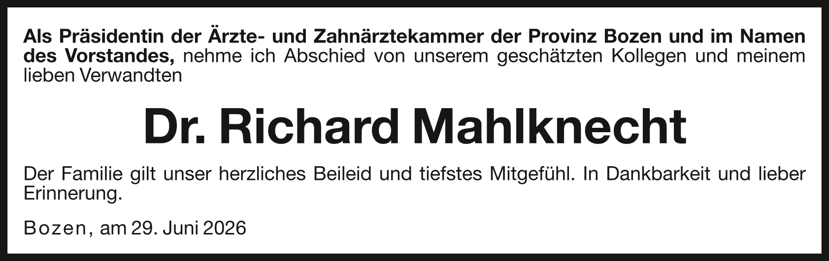Mahlknecht Richard - AN