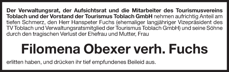 Traueranzeige