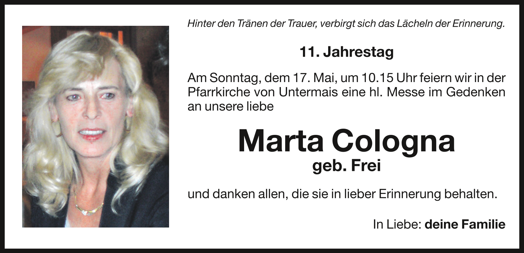 Cologna Marta - JA