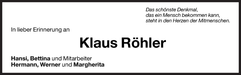 Traueranzeige
