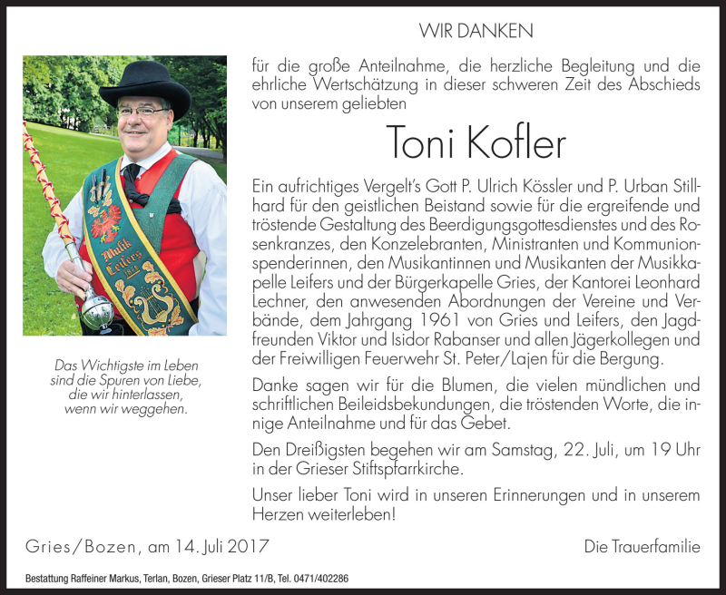 Traueranzeige