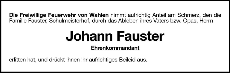 Johann Fauster | Südtirols größtes Trauerportal · Trauerportal Südtirol