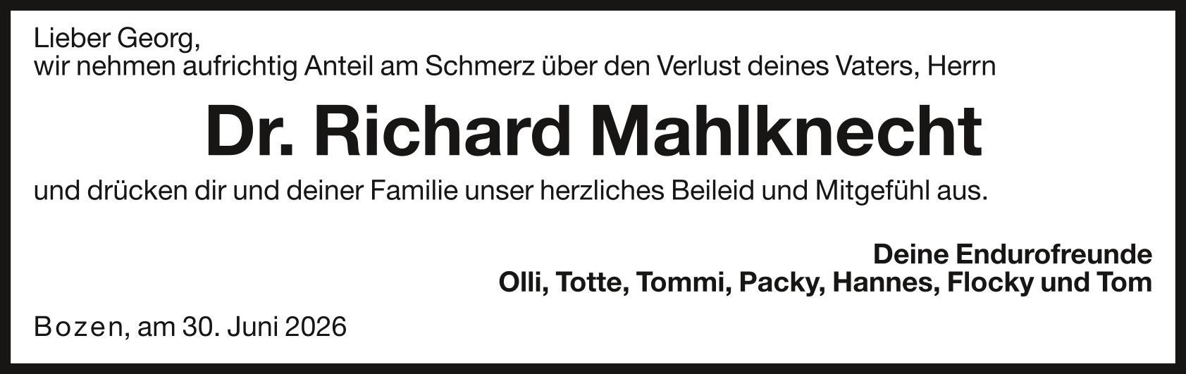 Richard Mahlknecht