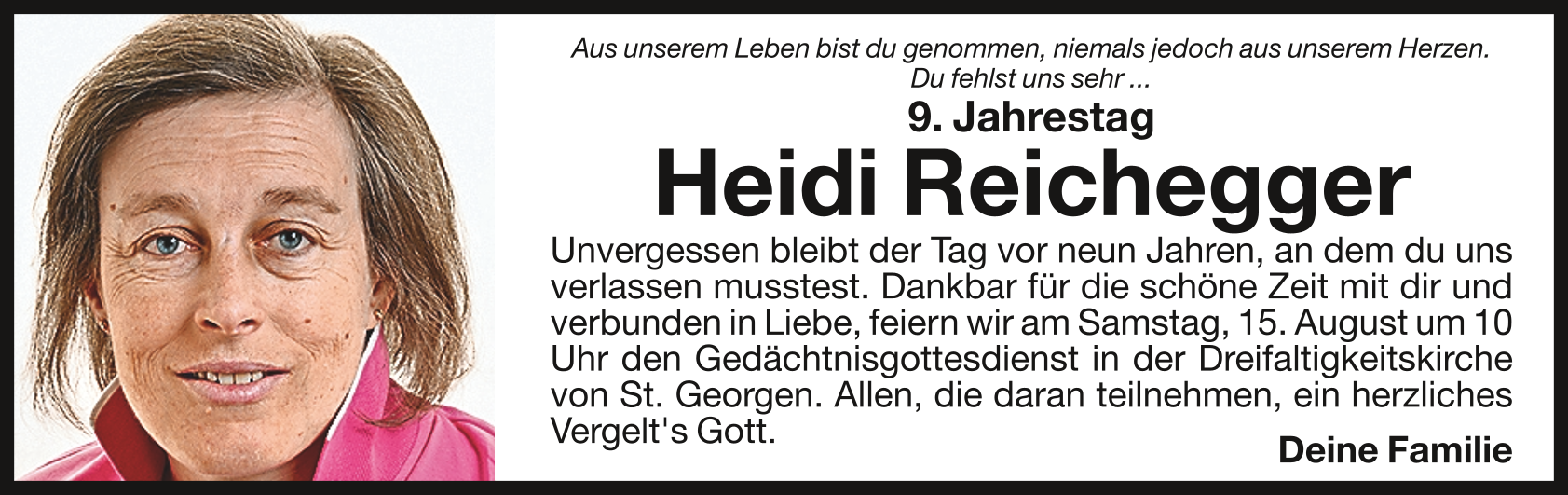 Reichegger Heidi - JA