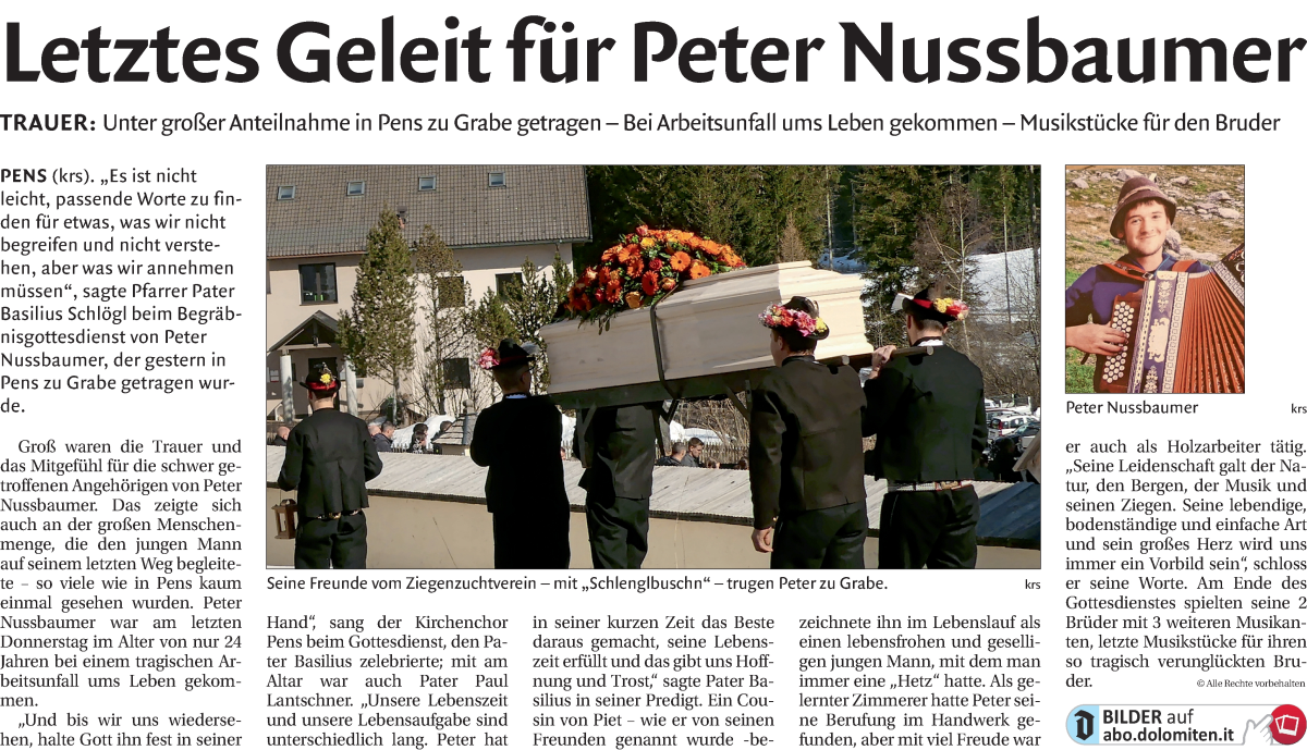 Traueranzeige