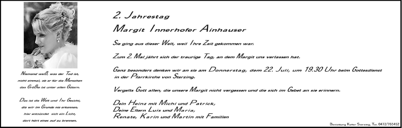 Traueranzeigen