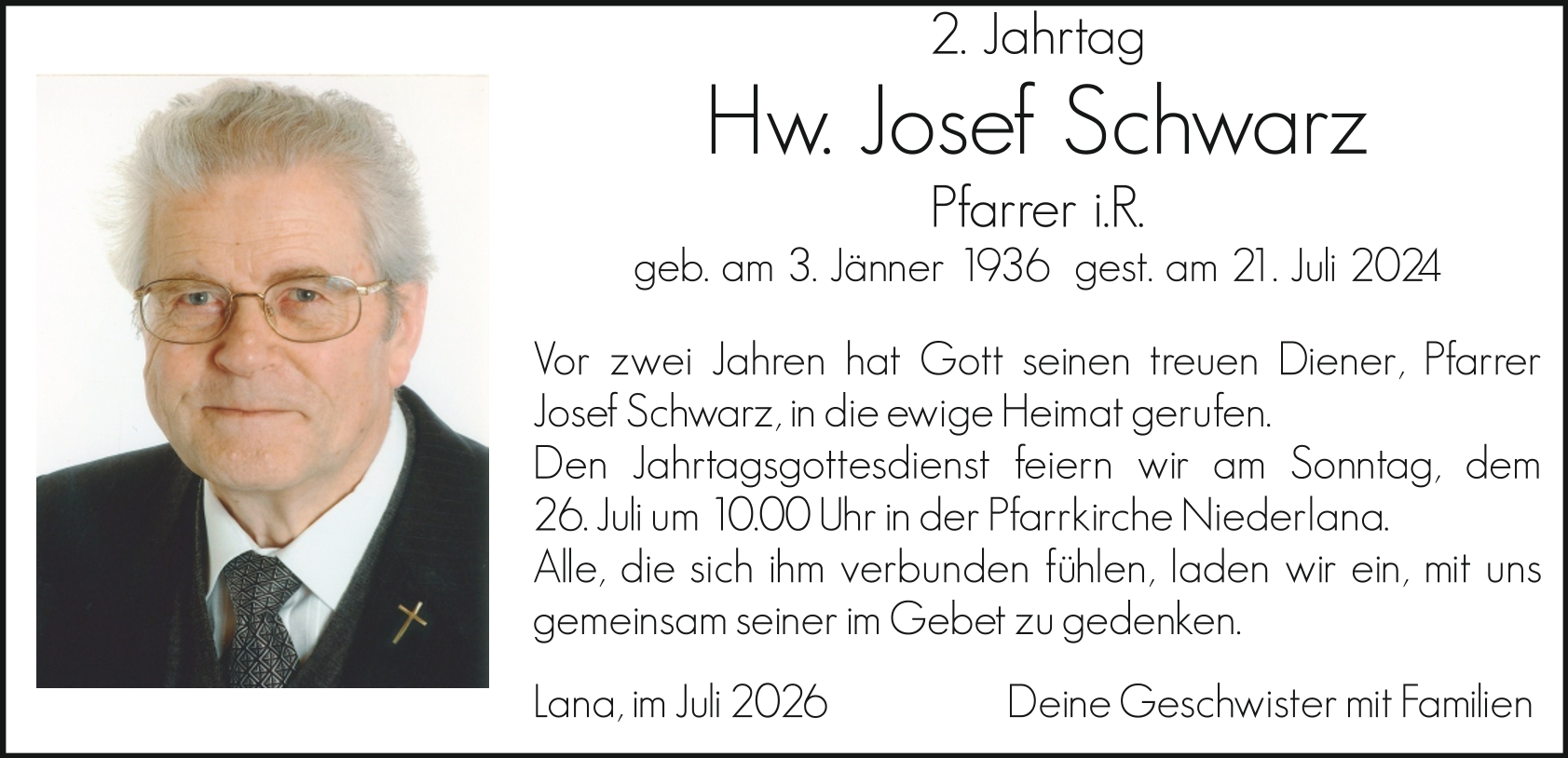 Schwarz Josef - JA
