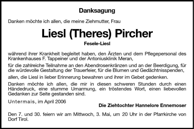 Traueranzeigen