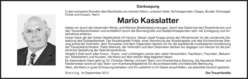 Traueranzeige