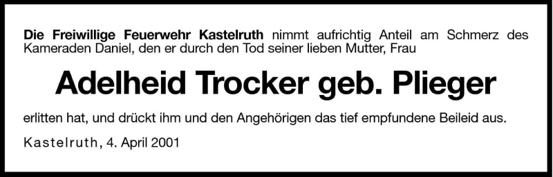 Traueranzeigen