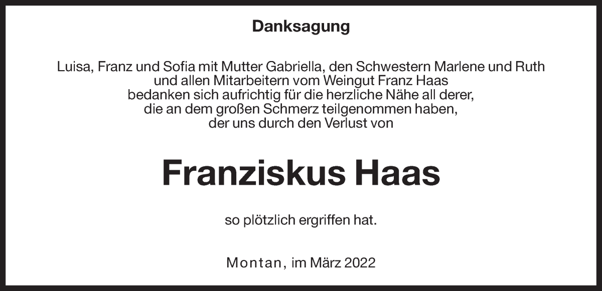 Traueranzeige