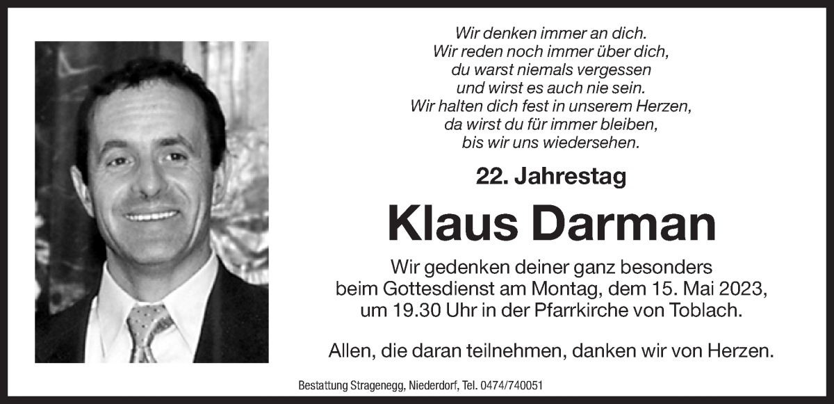 Traueranzeige