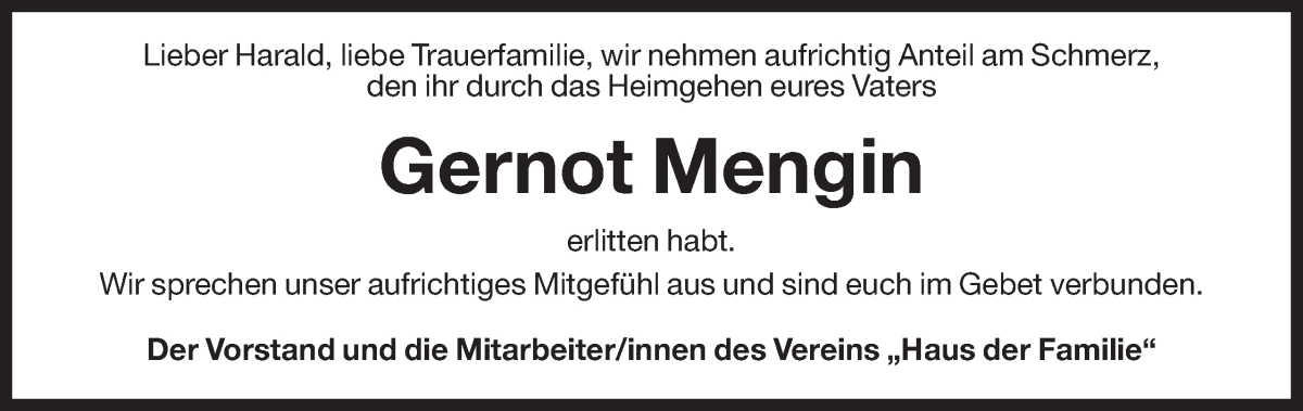Traueranzeige