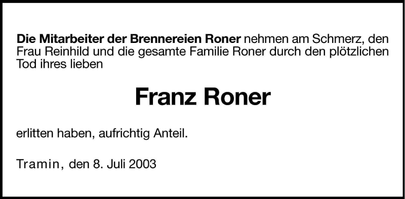 Traueranzeigen
