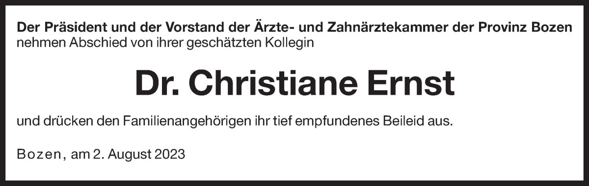 Traueranzeige