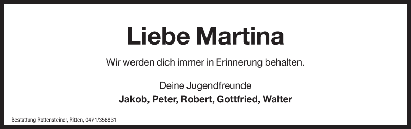 Traueranzeige