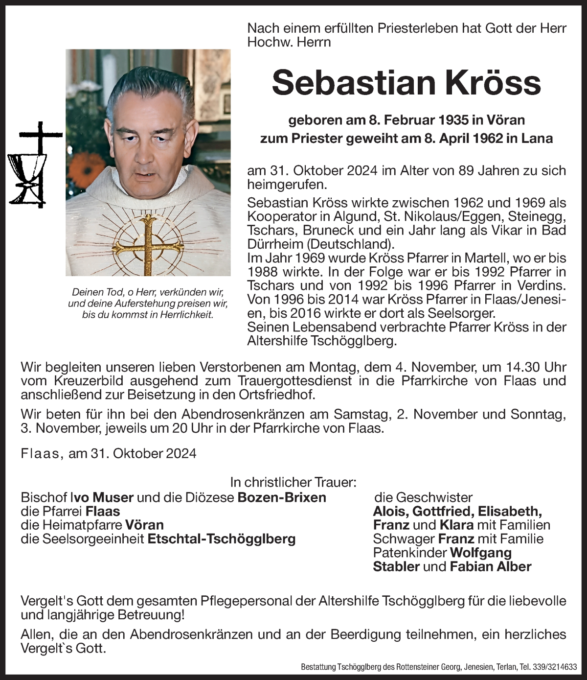Traueranzeige