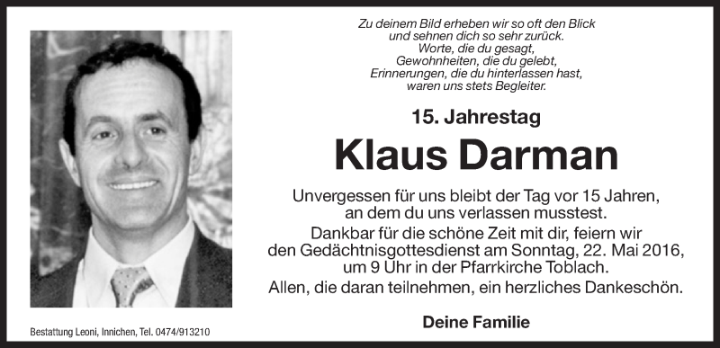 Traueranzeige