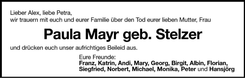 Traueranzeigen